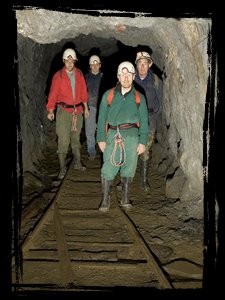 underground tunnels slate mine wales