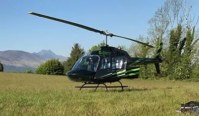 6 mile blue skies helicopter flight with free bubbly for one main
